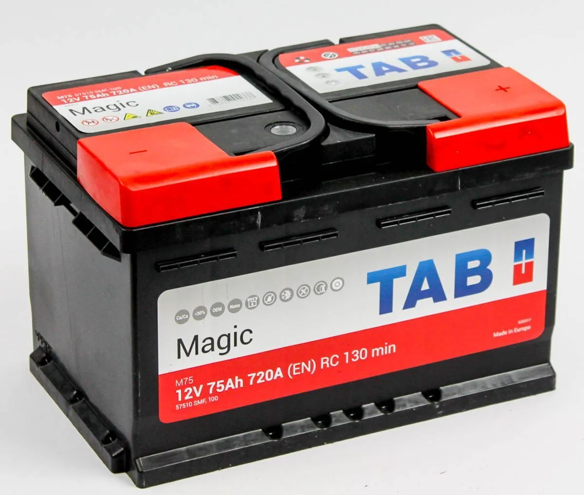 Аккумулятор TAB Magic 6СТ-75.0 низкий