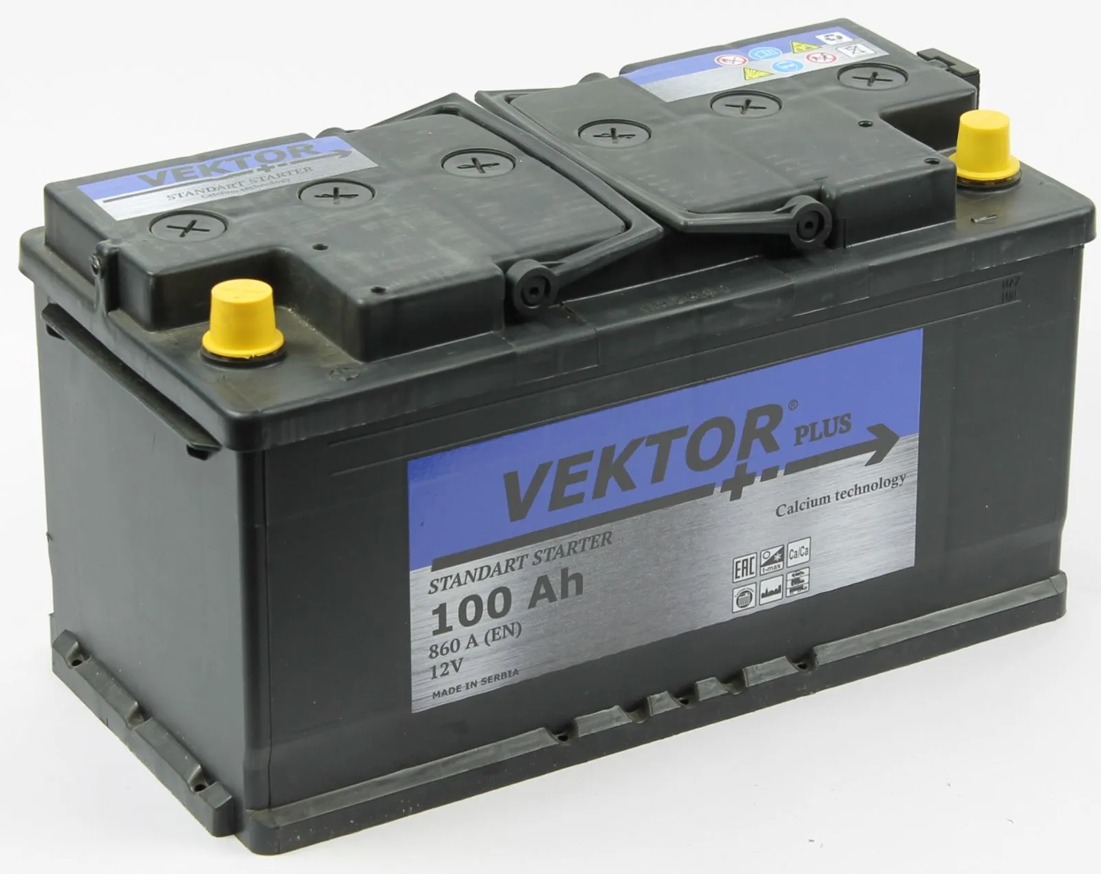 Аккумулятор Vektor Plus 6СТ-100.1