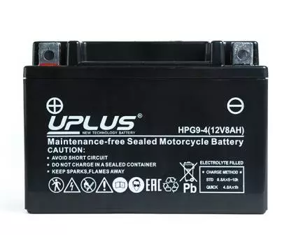 Аккумулятор UPLUS Nano Gel AGM\VRLA Battery (Factory activated) HPG9-4 12V/8Ач