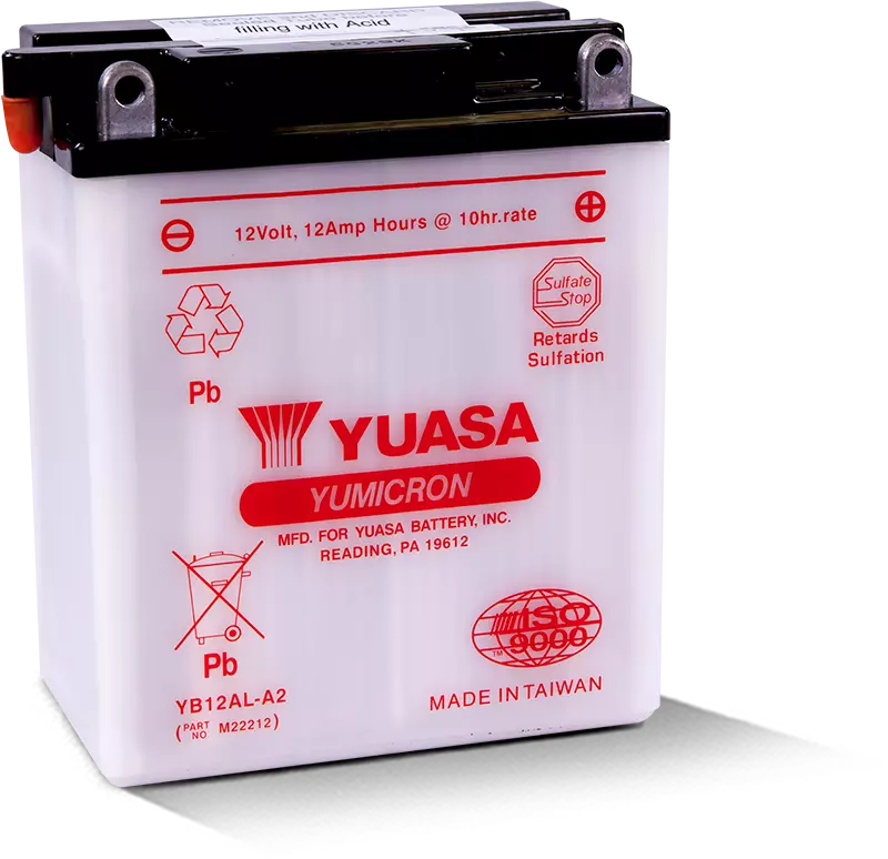 Аккумулятор YUASA YuMicron Motorcycle Batteries YB12AL-A2(CP) 12V/12Ач