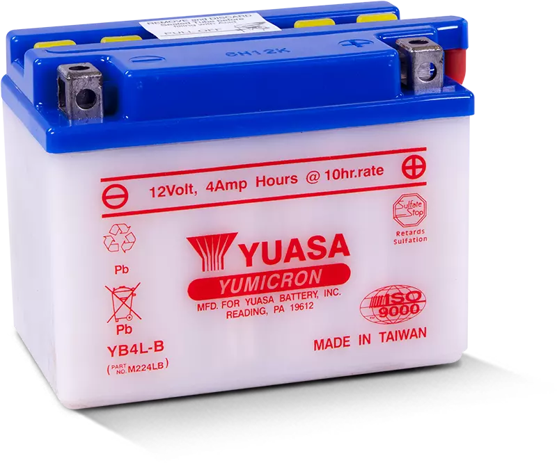 Аккумулятор YUASA YuMicron Motorcycle Batteries YB4L-B(CP) 12V/4Ач