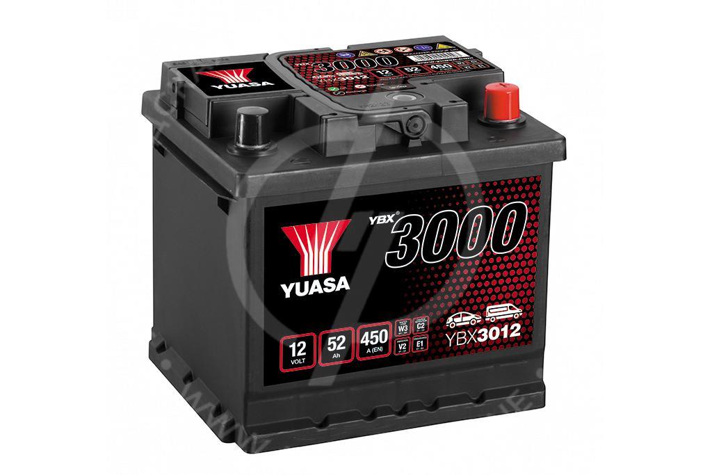 Аккумулятор YUASA SMF Batteries YBX3012 6СТ-52.0 (EUR)