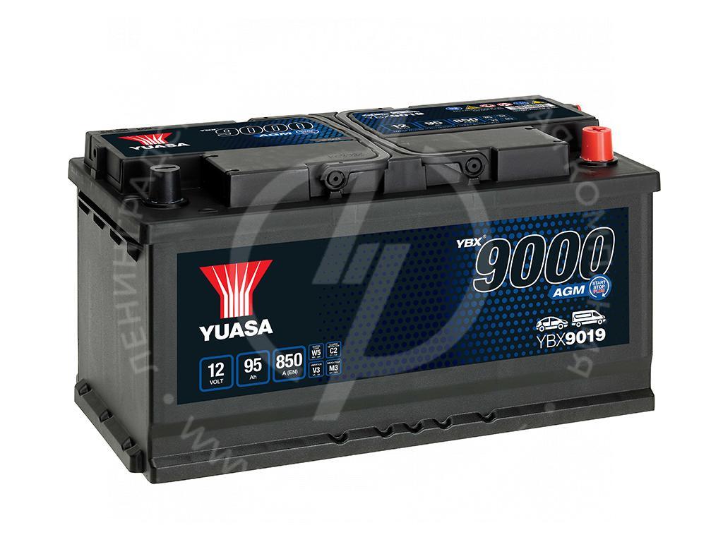 Аккумулятор YUASA AGM Start Stop Plus Batteries YBX9019 6СТ-95.0