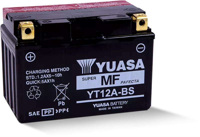Аккумулятор YUASA Maintenance Free VRLA Motorcycle Batteries YT12A-BS(CP) 12V/10Ач