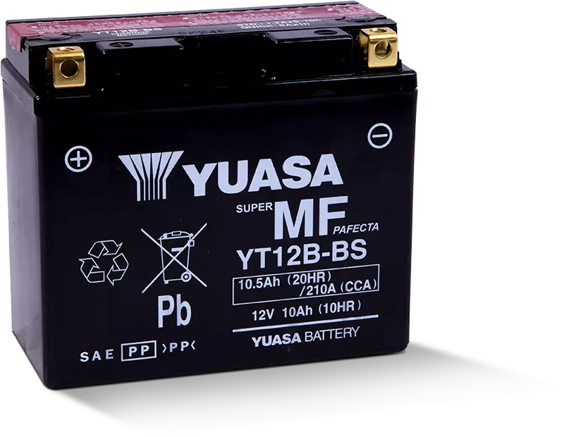 Аккумулятор YUASA Maintenance Free VRLA Motorcycle Batteries YT12B-BS(CP) 12V/10Ач