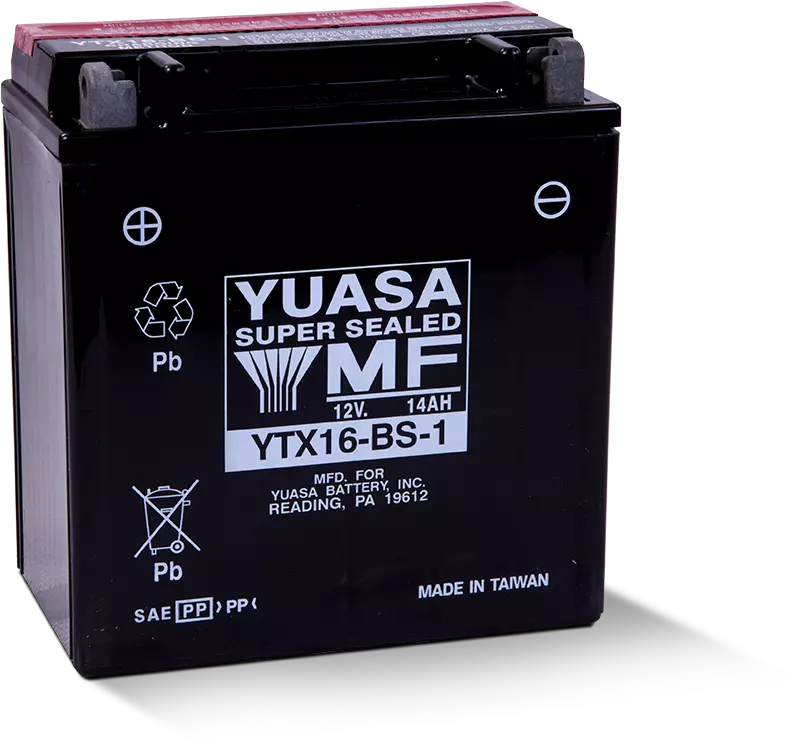 Аккумулятор YUASA Maintenance Free VRLA Motorcycle Batteries YTX16-BS-1(CP) 12V/14Ач