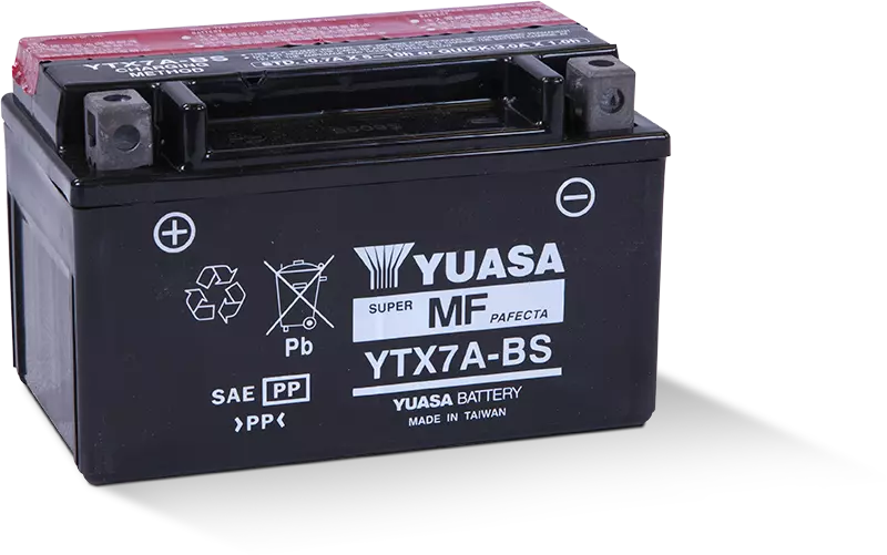 Аккумулятор YUASA Maintenance Free VRLA Motorcycle Batteries YTX7A-BS(CP) 12V/6Ач