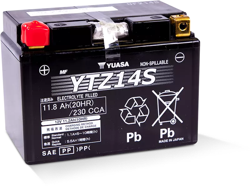 Аккумулятор YUASA High Performance MF VRLA Motorcycle Batteries YTZ14S(WC) 12V/11.2Ач