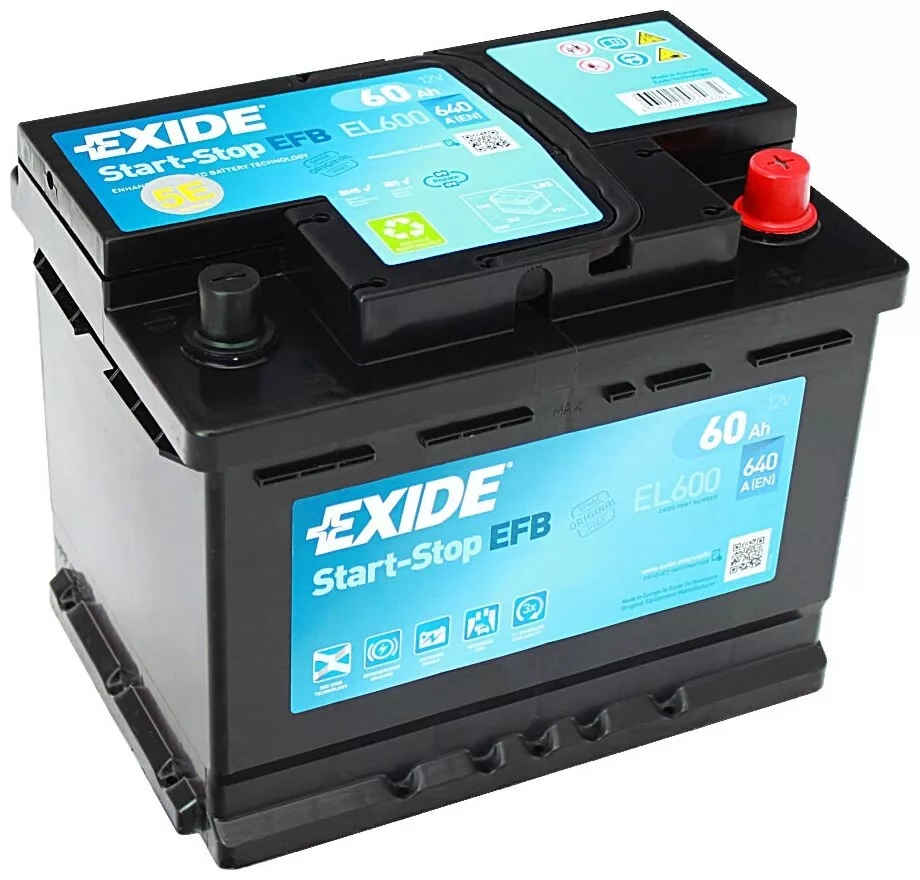 Аккумулятор Exide EFB EL600 6СТ-60.0