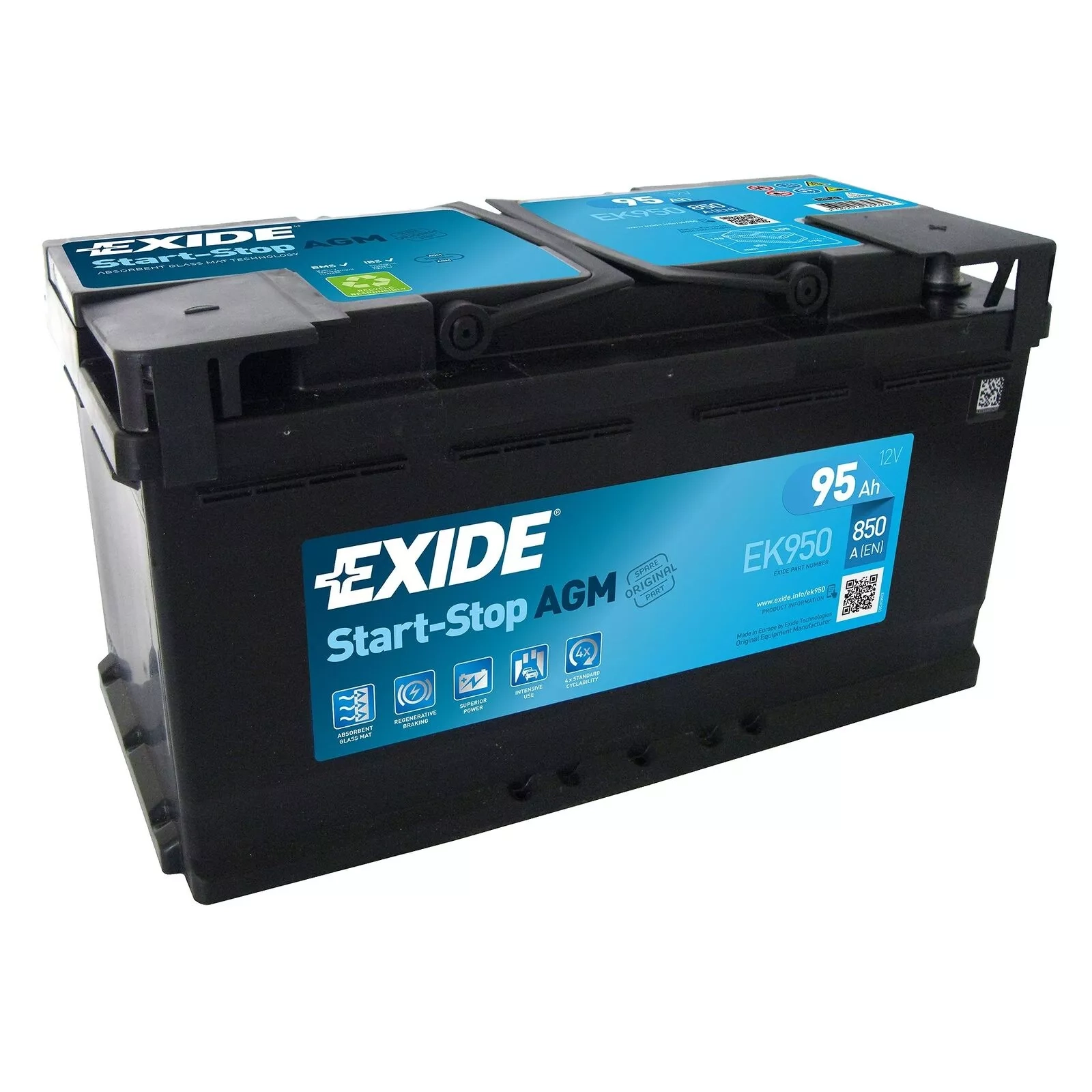 Аккумулятор Exide AGM EK950 6СТ-95.0
