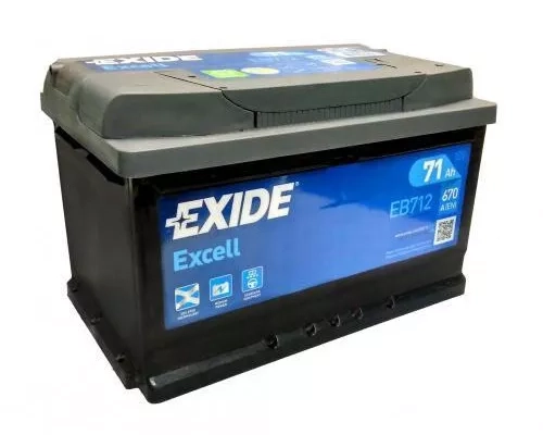 Аккумулятор Exide Excell EB712 6СТ-71.0