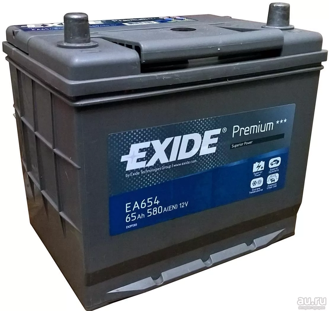 Аккумулятор Exide Premium EA654 6СТ-65.0