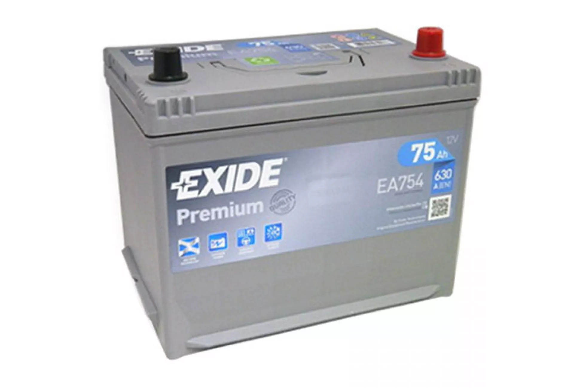 Аккумулятор Exide Premium EA754 6СТ-75.0