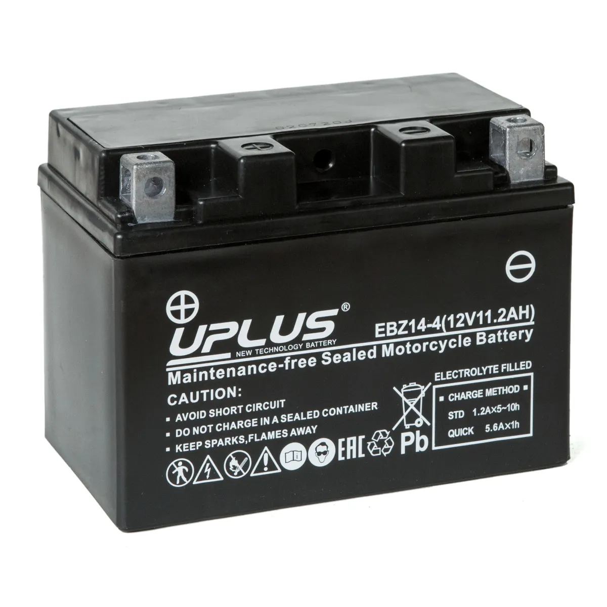 Аккумулятор UPLUS Super Start High Performance AGM\VRLA Battery (Factory activated) EBZ14-4 12V/11.2Ач