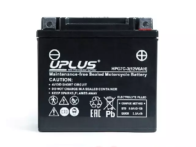 Аккумулятор UPLUS Nano Gel AGM\VRLA Battery (Factory activated) HPG7-3 12V/6Ач