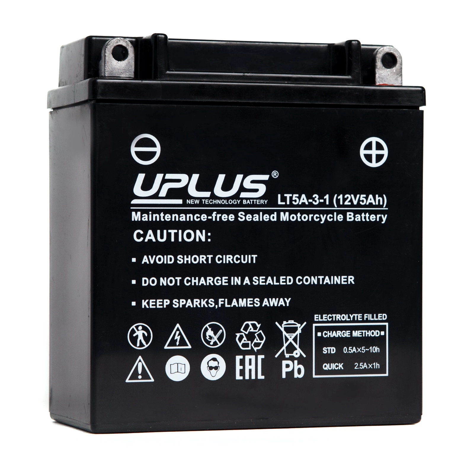Аккумулятор UPLUS Super Start AGM\VRLA Battery (Factory activated) LT5A-3-1 12V/5Ач