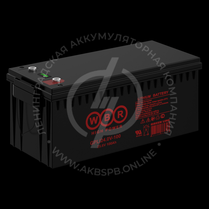 WBR GPLi24.0V-100K LiFePO4 аккумулятор