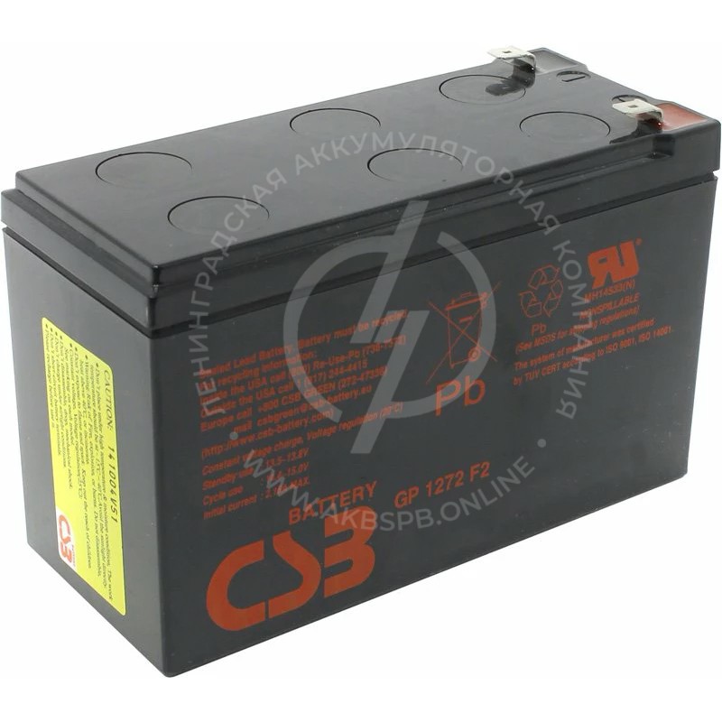 CSB GP 1272 12V/7.2 Ач аккумулятор для спецтехники и ИБП