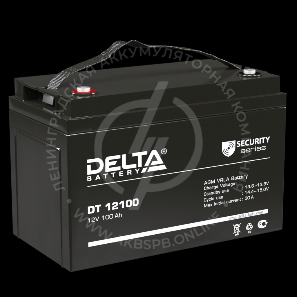 Delta DT 12100 12V/100Ач аккумулятор для слаботочных систем