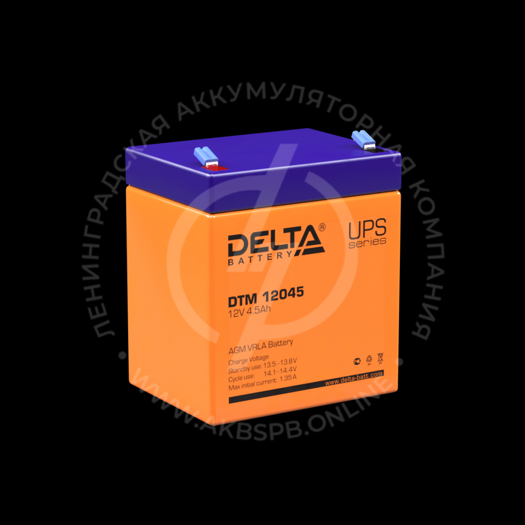 Delta DTM 1245 12V/4.5Ач универсальный аккумулятор