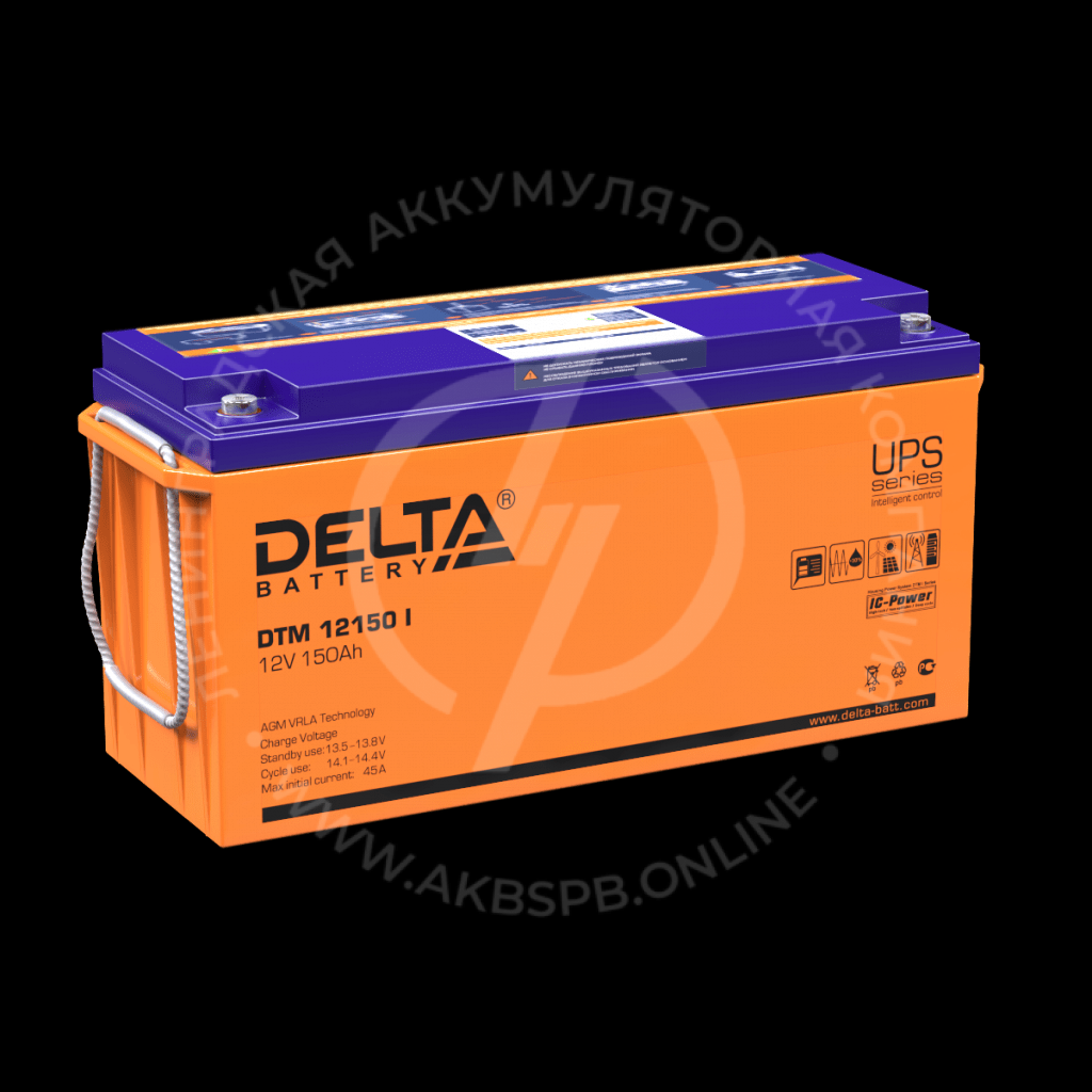 Delta DTM 12150 I 12V/150Ач АКБ с индикатором заряда