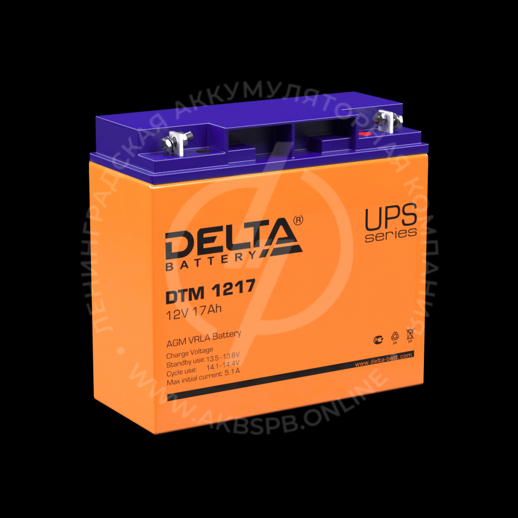Delta DTM 1217 12V/17Ач универсальный аккумулятор